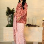 Adeline Kurung in Peach Blossom