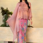 Grace Kurung Batik in Strawberry Mint