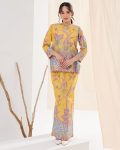 Serina Kurung in Pastel Yellow