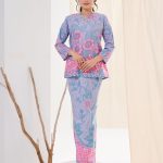 Serina Kurung in Ash Blue