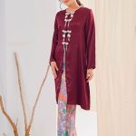 Einara Kabarung in Burgundy Mandarin