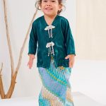 Einara Kurung Kids in Jade Green