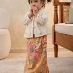 Elena Kebaya Kids in Porcelain Ivory