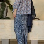 Adeline Kurung  Skirt in Serene Blue
