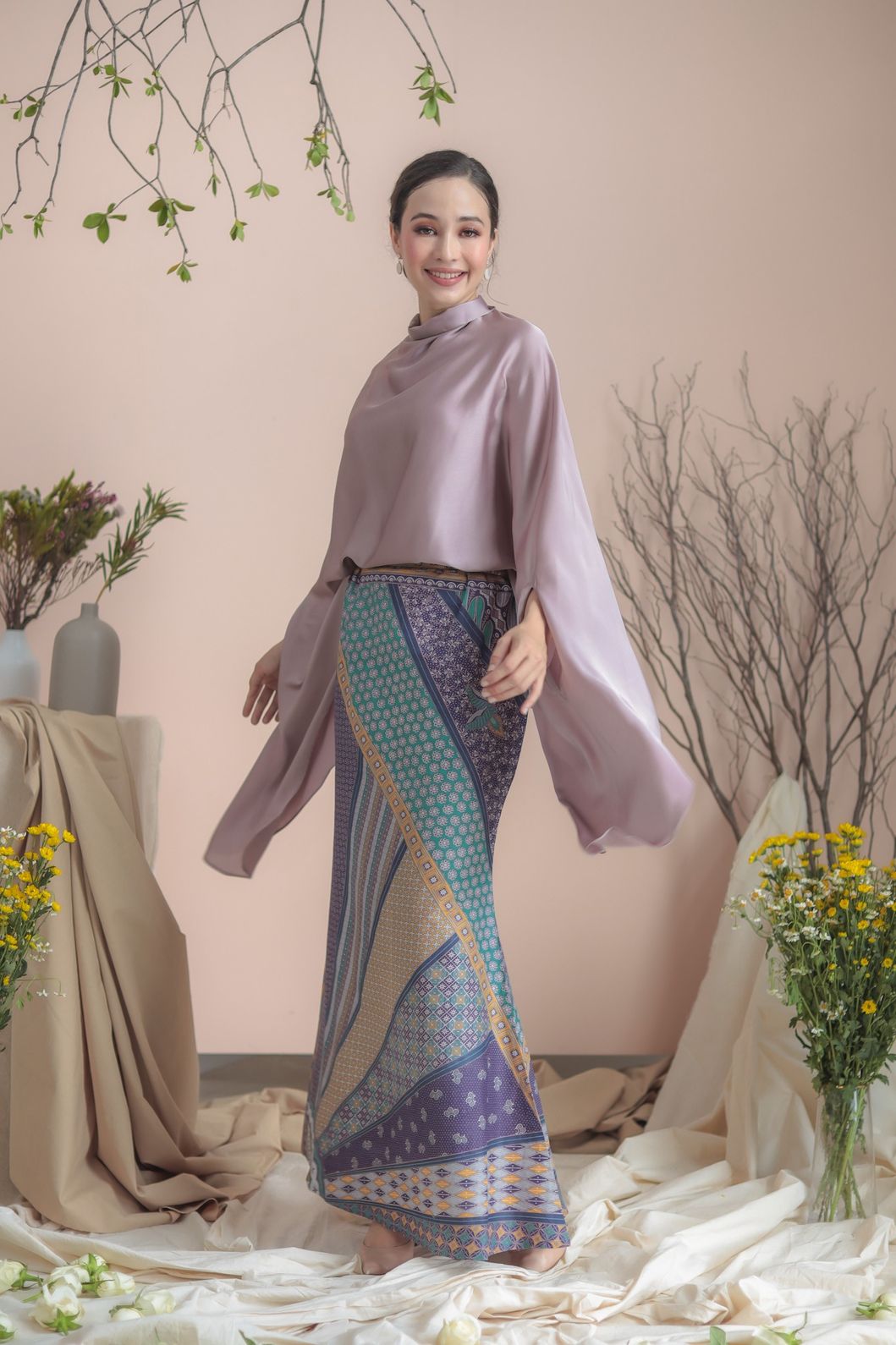 Caftan Anggun in Ais Kacang ( TOP ONLY)