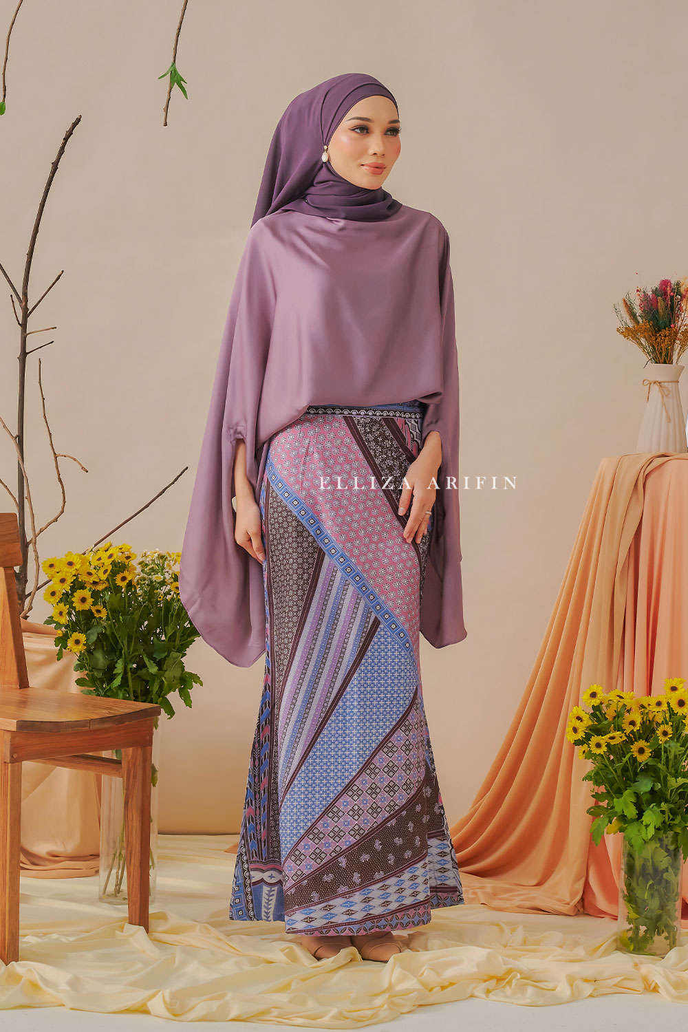 Caftan Anggun in Ais Kepal