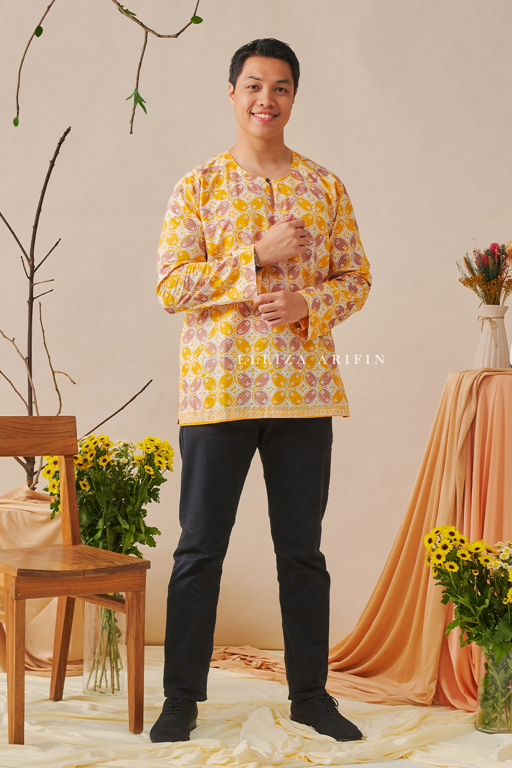 Kurta Batik in Jagung Susu
