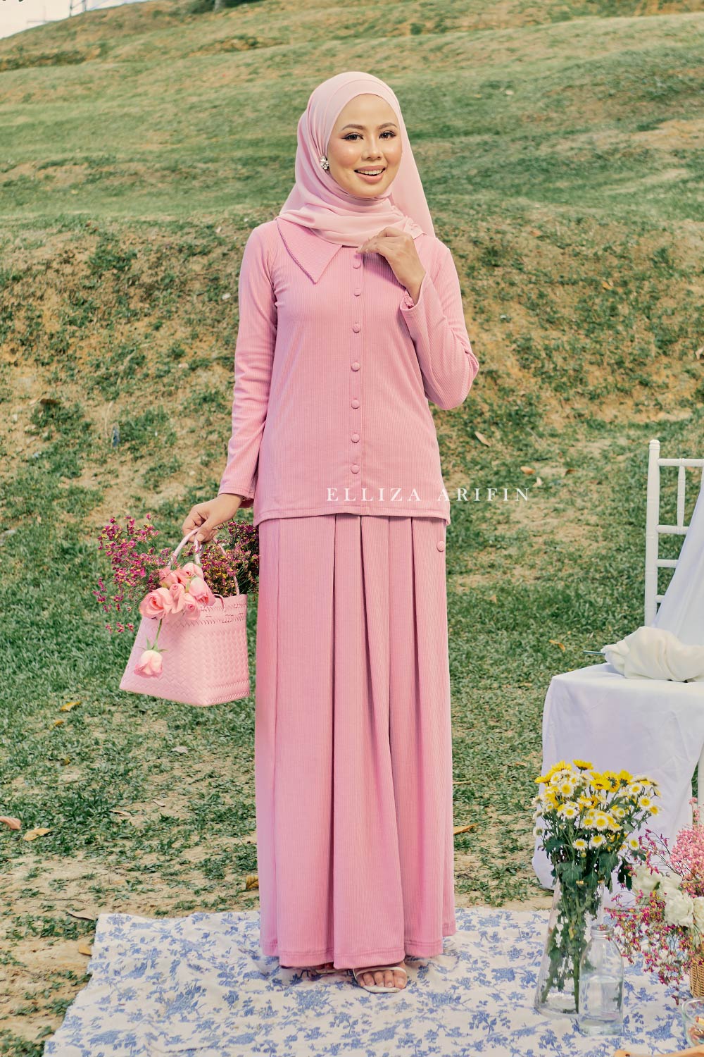 Tiara Set in Mellow Rose