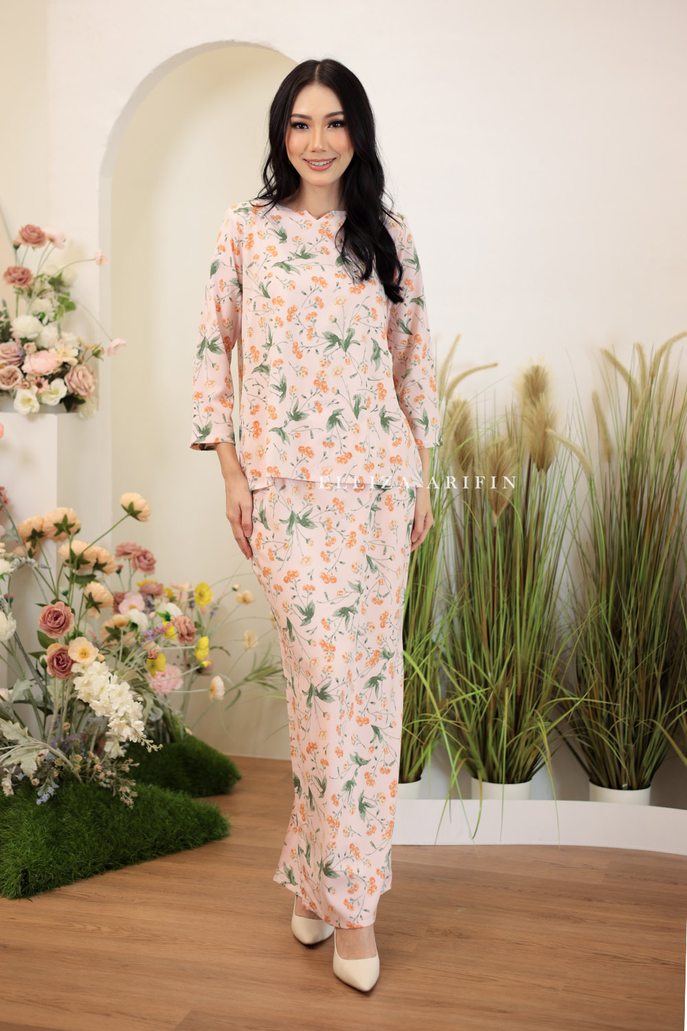 Embun Kurung In Cherry Blossom